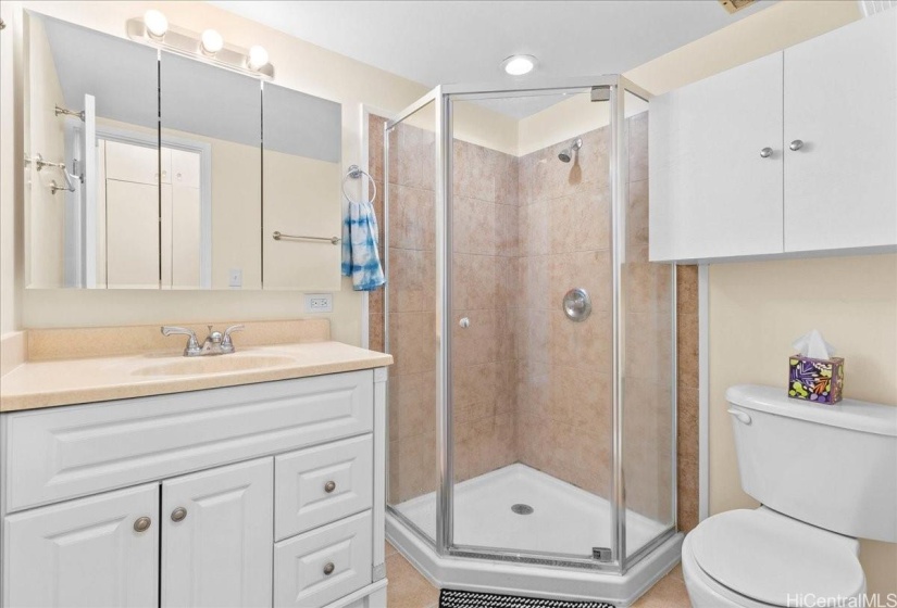 Nicely appointed bathrooms