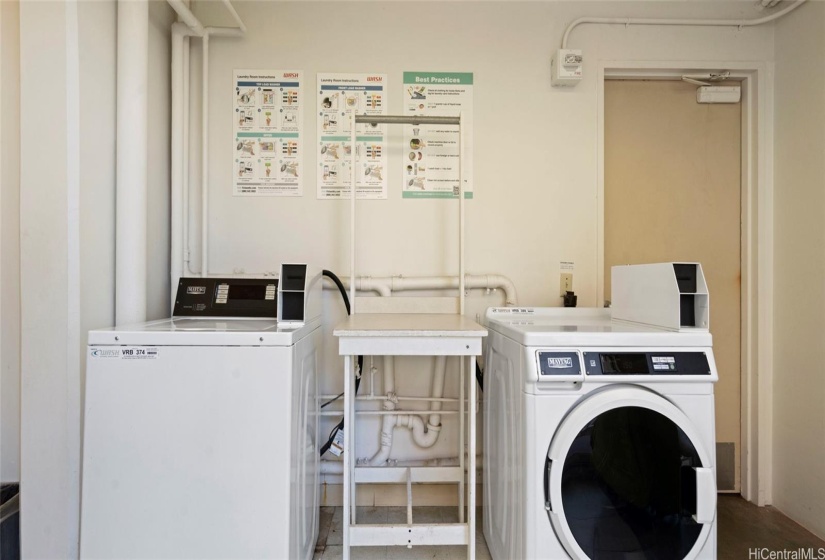 Onsite laundry facilities.