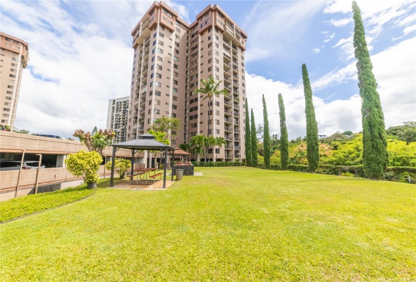 View of Towers from Playground