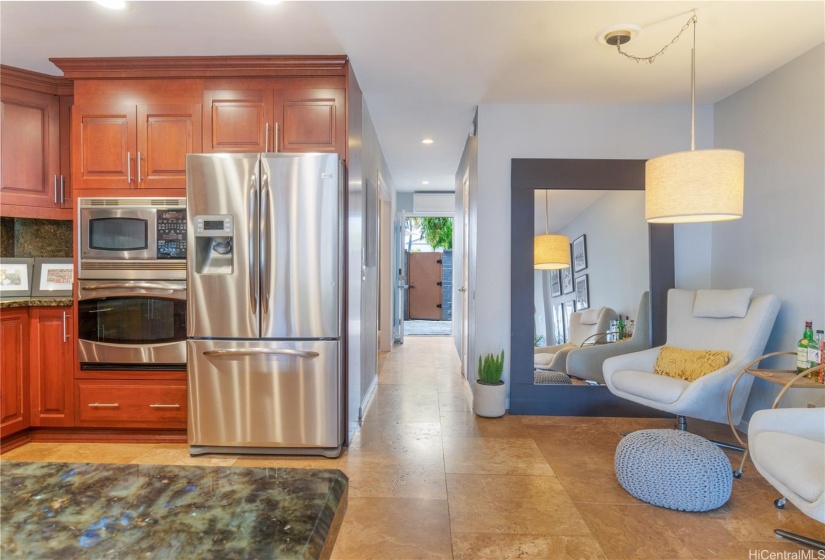 Open space fit for a dinning table.