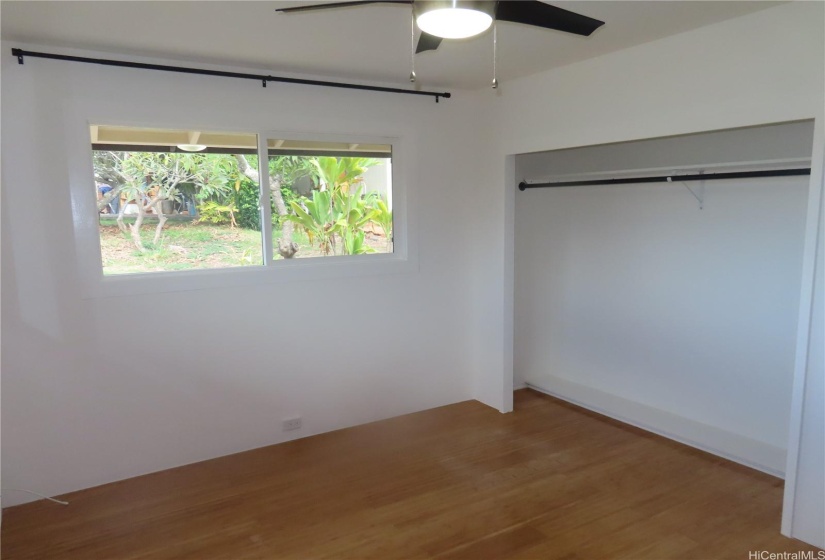 Second bedroom with closet