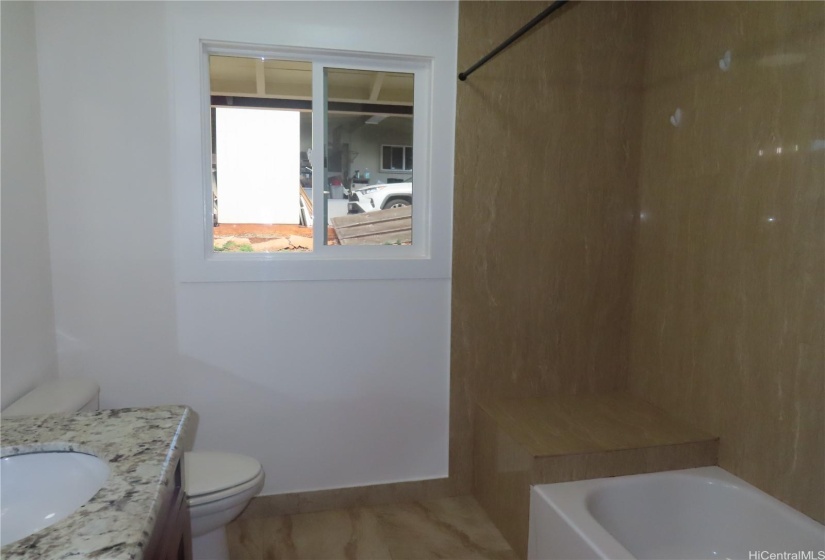 Second full bathroom with shower