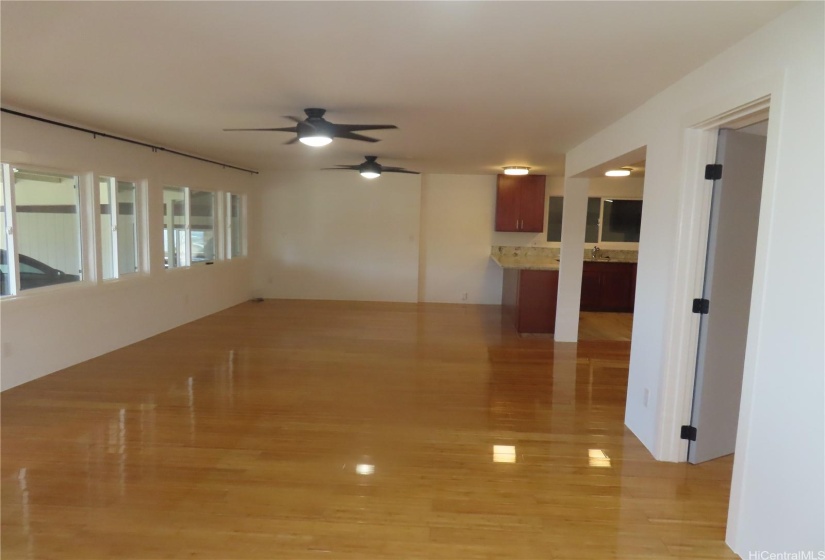 Living room off the entryway