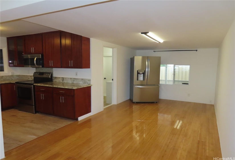 Kitchen and dining area