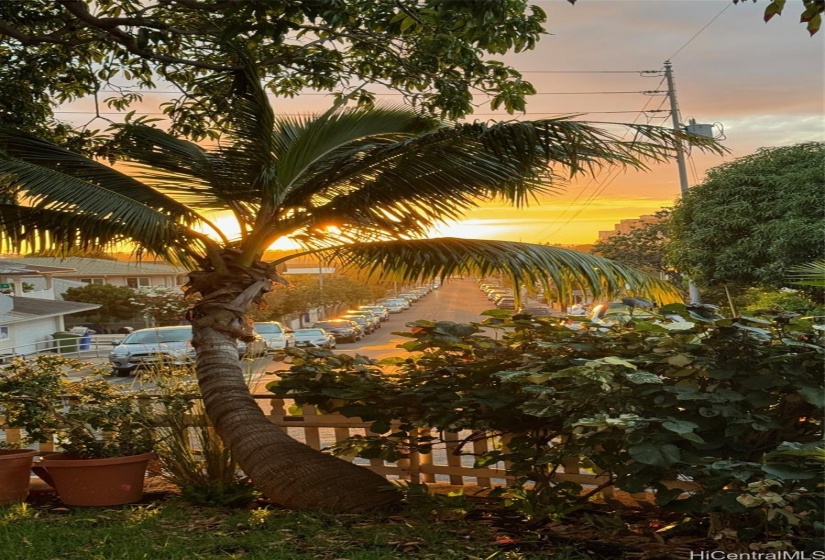 Sunset over Waikiki