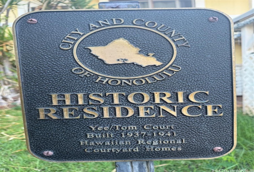 Historic Register sign