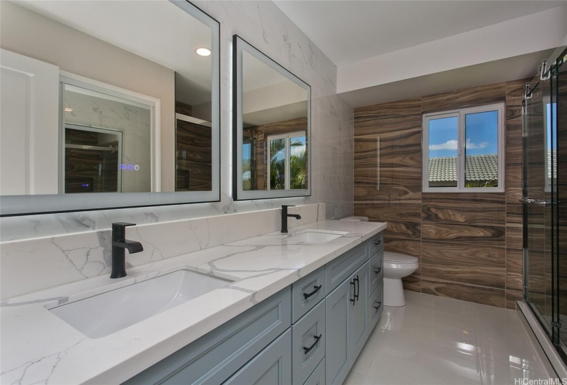 Fully renovated upstairs bathroom