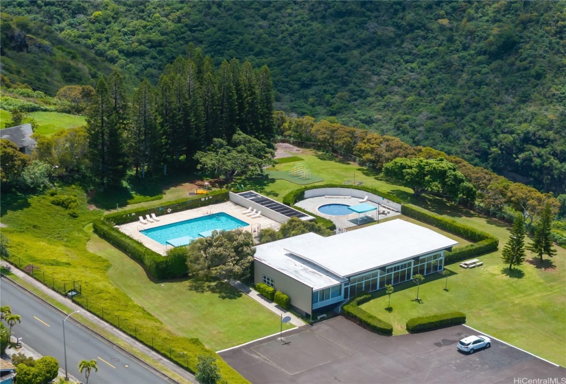 Community center with two pools, just a short walk from the house