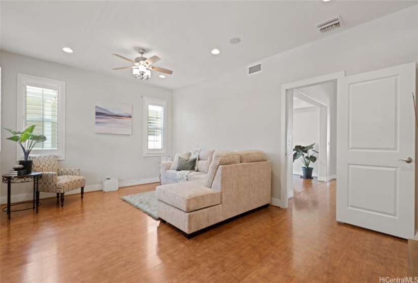 Front entrance/living area