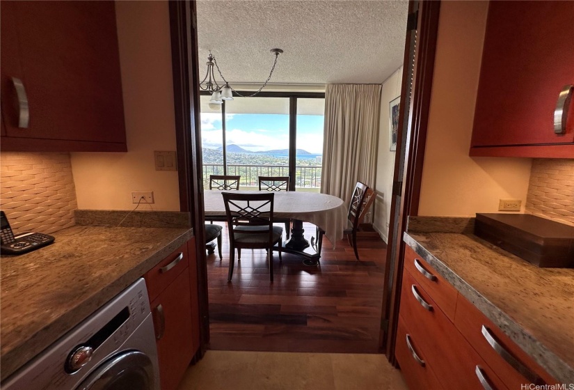 Dining area, seen from Kitchen