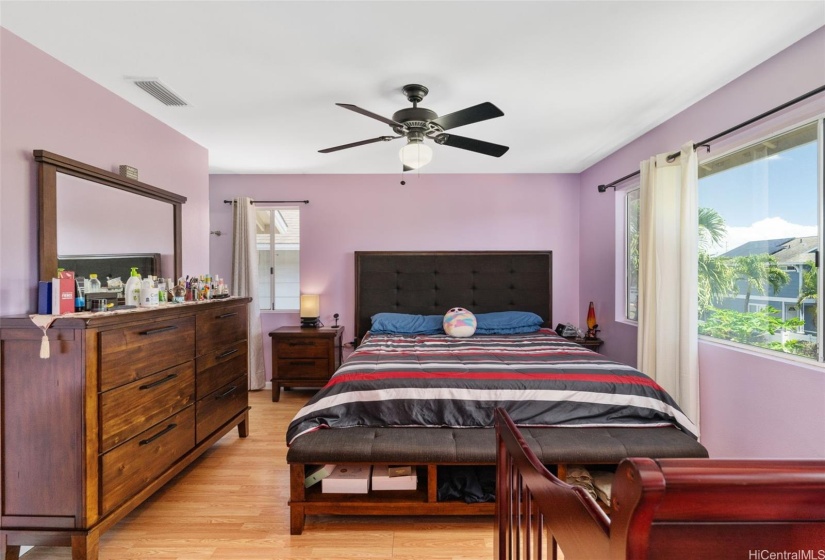 Primary bedroom and en-suite bath.