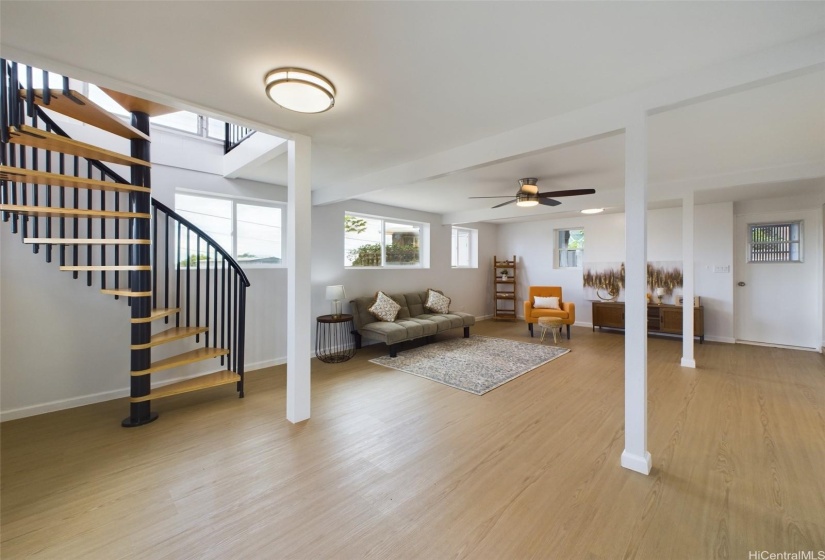 Downstairs living room