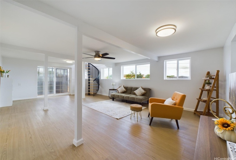 Downstairs living room