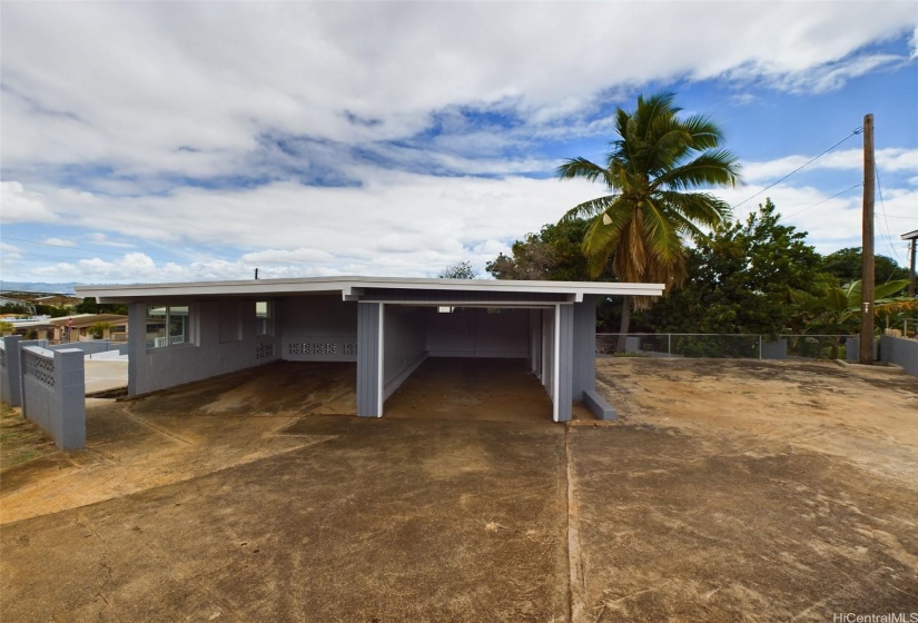 Carports from street view