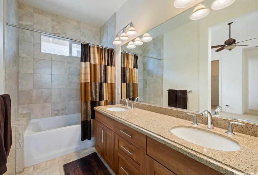 The primary bedroom ensuite bathroom.