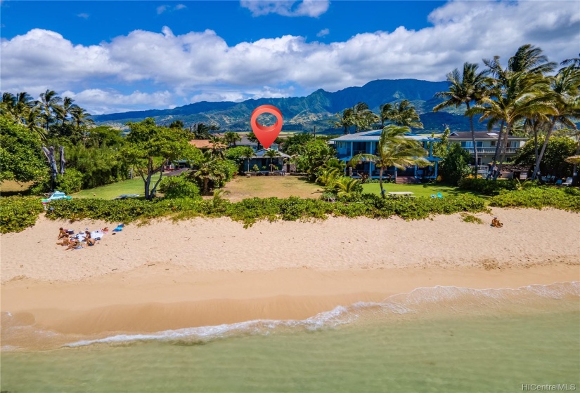 Location, location, location. Can't replace the location. Sandy beach, beautiful mountain views... what more could you want?