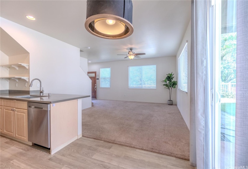 Living room from Kitchen