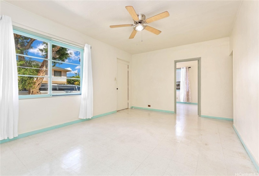 Vacant unit -Living Room