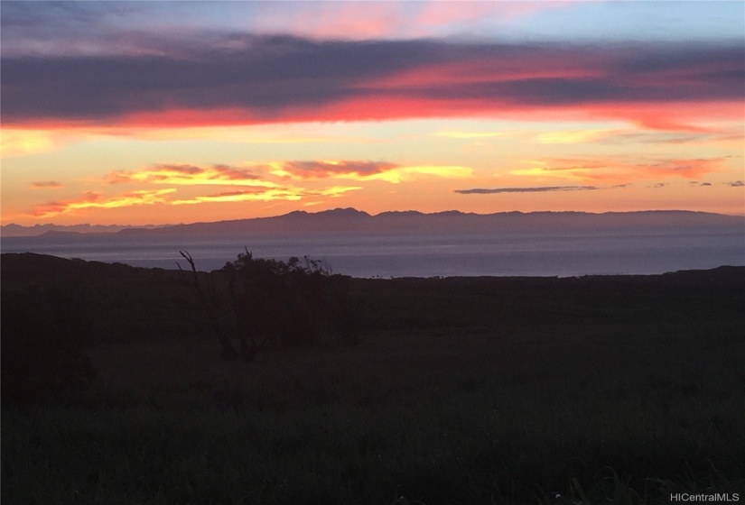 BREATHTAKING DIAMOND HEAD SUNSETS FROM THIS 35 ACRE PARADISE! BUILD YOUR OFF GRID DREAM HOME HERE AWAY FROM THE REST OF THE WORLD! MOLOKAI IS A BEAUTIFUL ISLAND FAR AWAY FROM THE CROWDS!