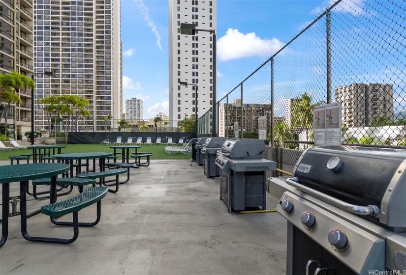 Expansive outdoor area to host guests and events.