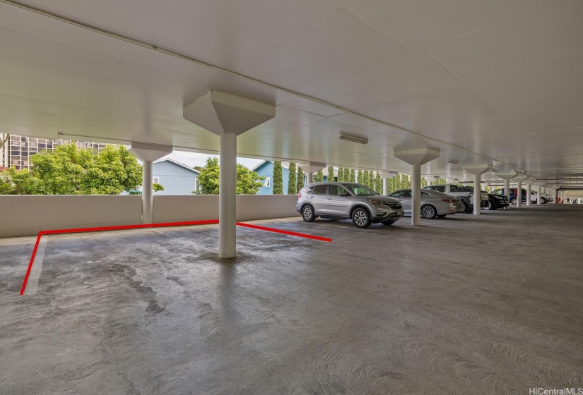 Parking 248 & 250 are mere steps from your unit.  Storage area is to the left of parking.