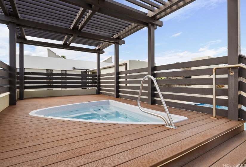 Or hot tub on a sunny day!