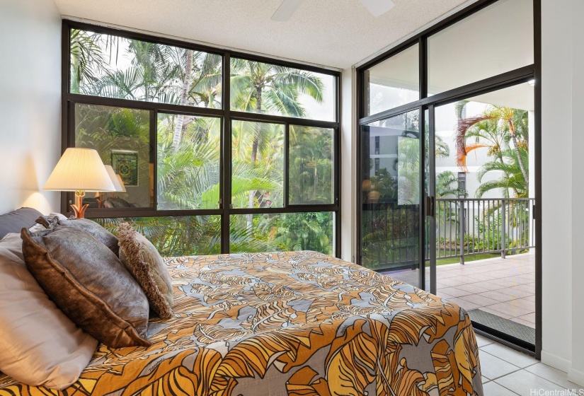 Primary ensuite with views of the gardens!