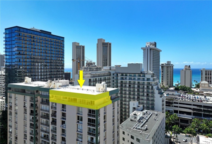 Great opportunity to own a Penthouse in Waikiki!