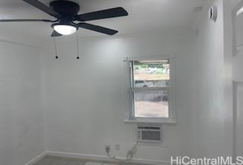 Front bedroom with park in the distance