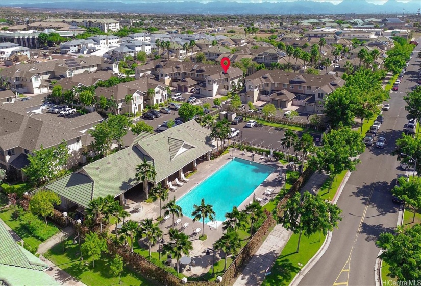 Aerial View of the neighborhood