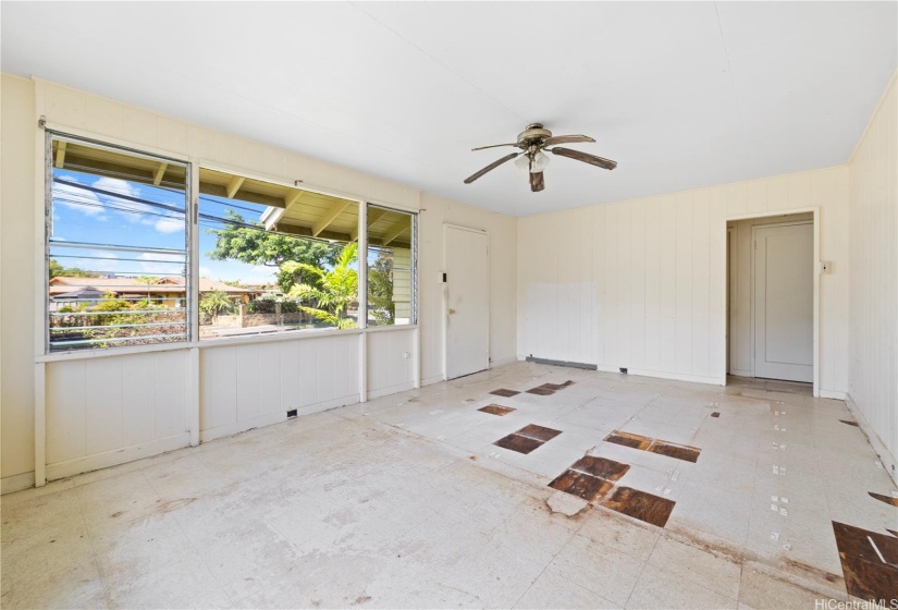 The living room area is ideal for entertaining friends and family.