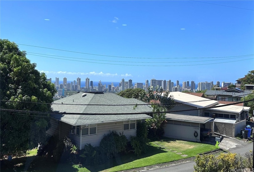 Ocean view from the house