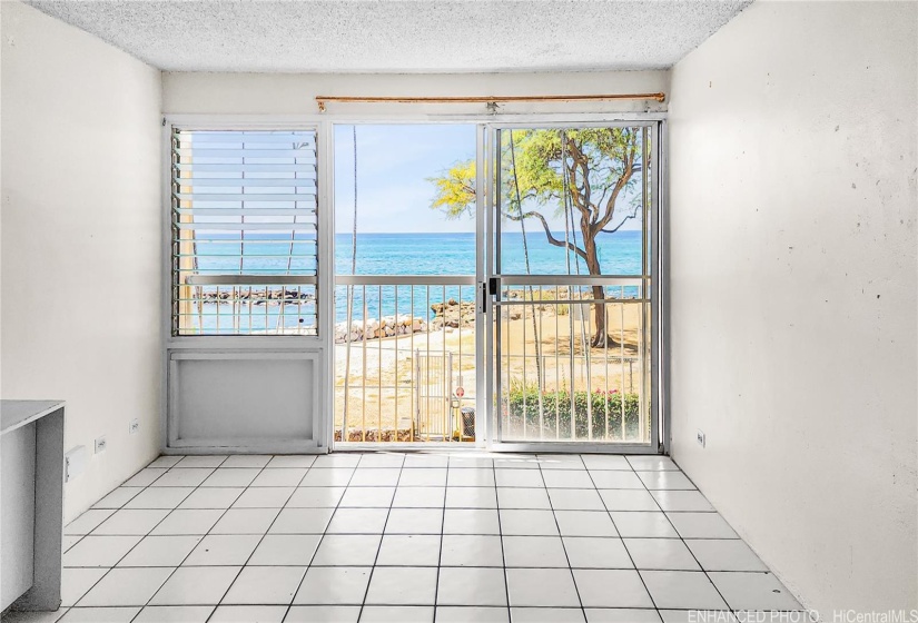 Living room with beautiful views! *Virtually enhanced*