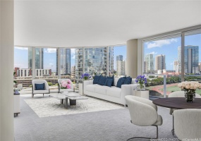 Enhanced. City Scape View from Main Living Area