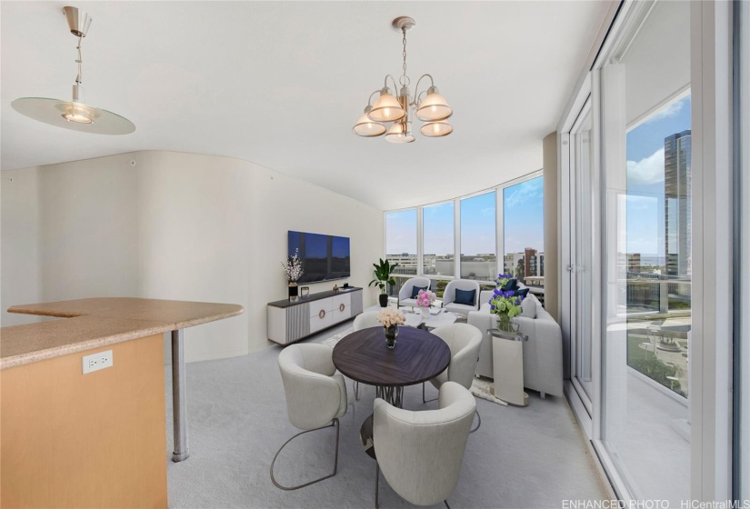 Enhanced. End Unit with Lots of Natural Light