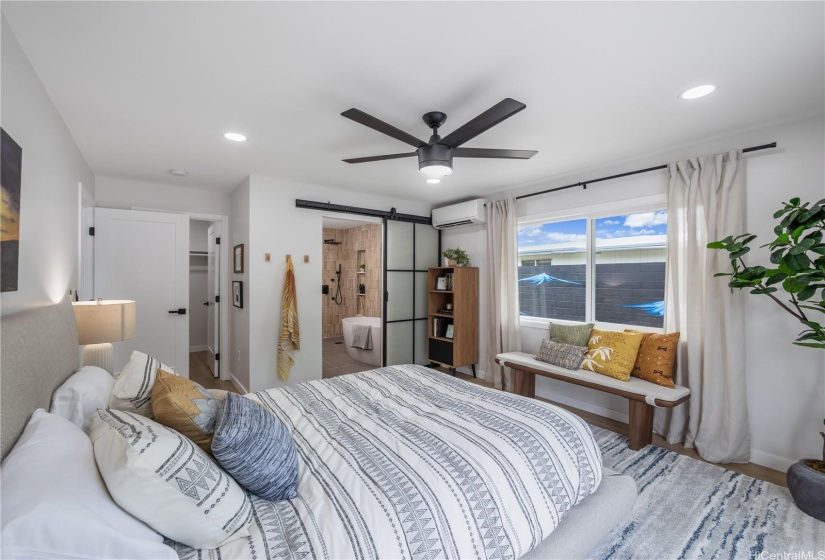 Walk-In Closet behind your Entry Door to your Primary Bedroom & a CustomDesigned Sliding Door to your Spa-Like En-Suite Bathroom make your Retreat Oasiscomplete!