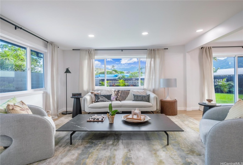 Views from Your Living Room are Iconic to the Kailua - Ko'olau Mountain Range.