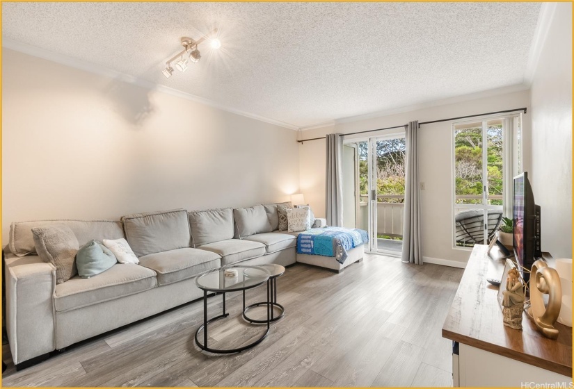 Spacious living room