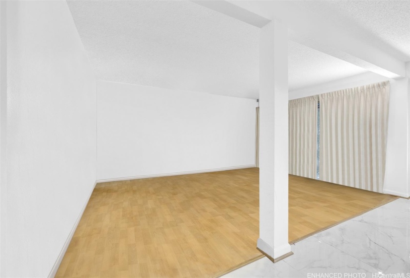 Living Room - Virtually Enhanced With Furniture Removed.