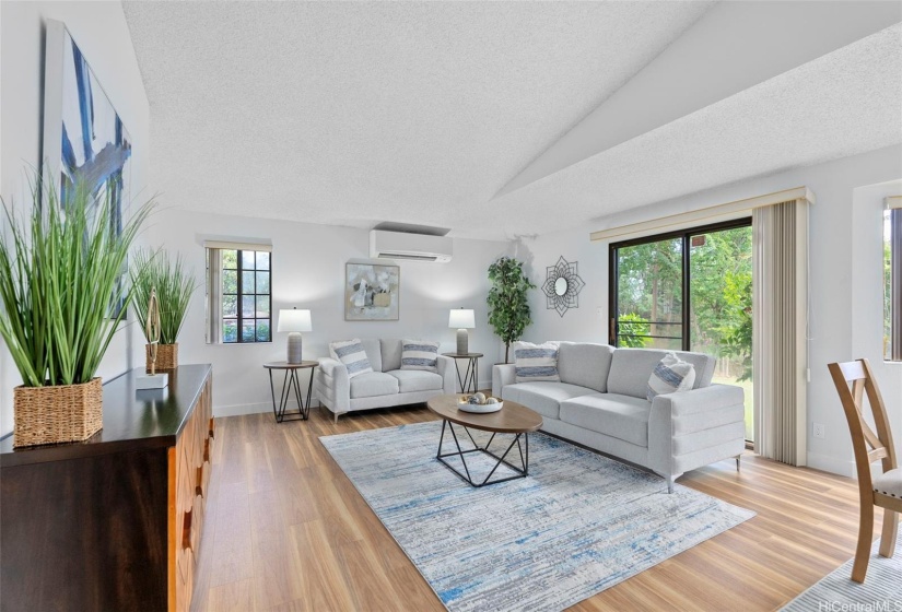 Living Room with Split AC