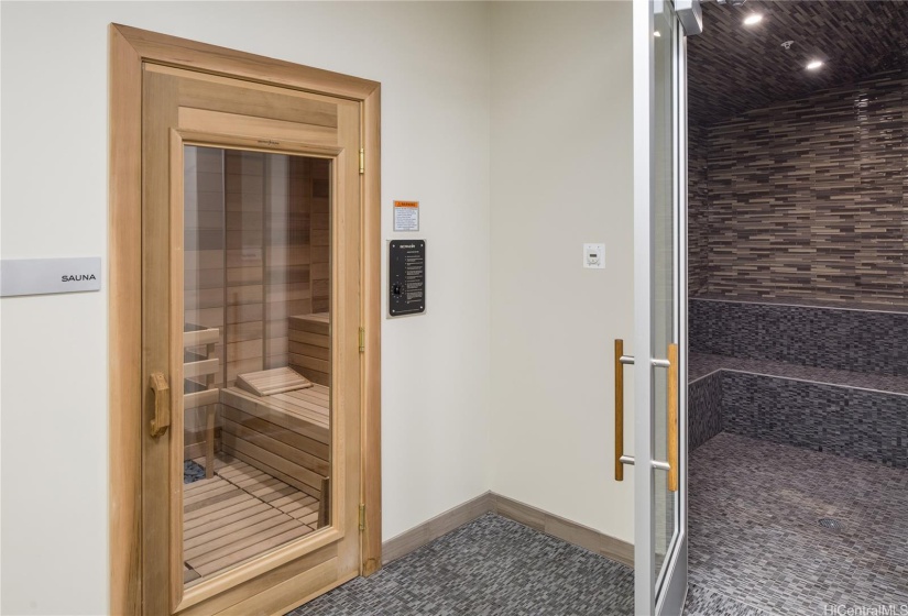 Sauna + Steam Room