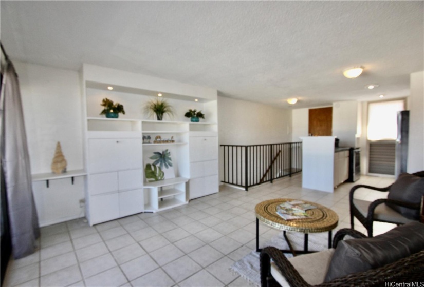 Living Room with Built-in Entertainment Unit