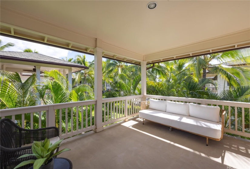 Second floor balcony just off of the primary bedroom