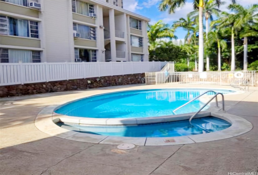 Pool area.