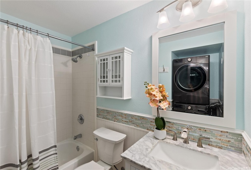 Bathroom #2 with Washer/Dryer.