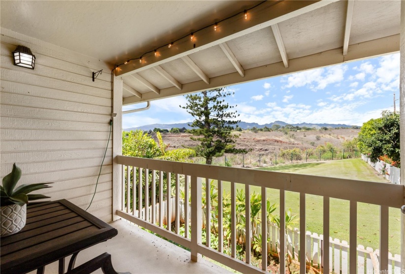 Spacious Covered Lanai