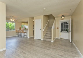 BRAND NEW vinyl plank flooring, baseboards, paint...and kitchen.