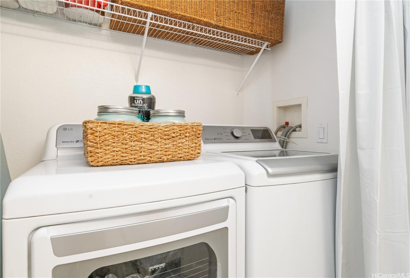 In-unit laundry