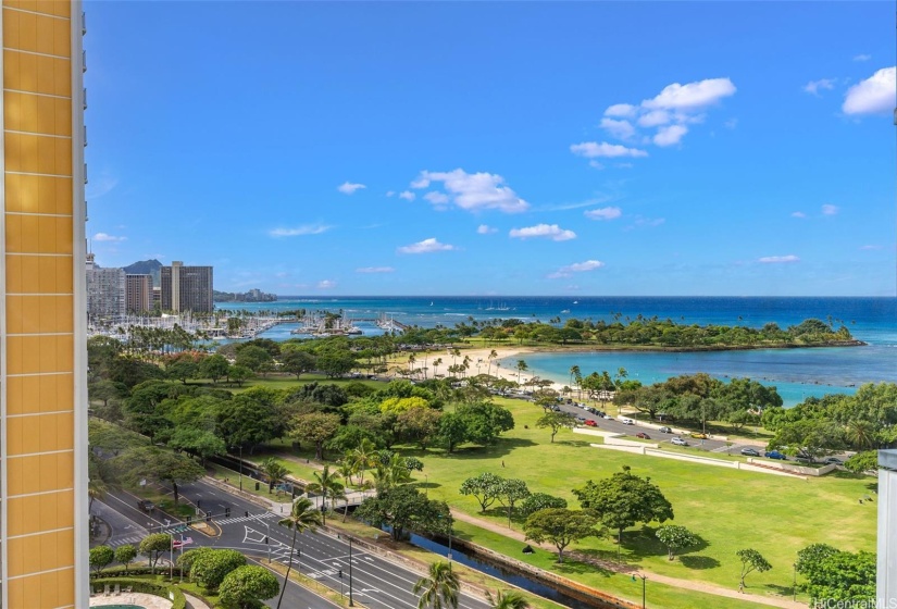 Forever View of the Ala Wai yacht Harbor, Ala Moana Beach Park