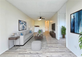 Virtually staged(enhanced). Spacious living room